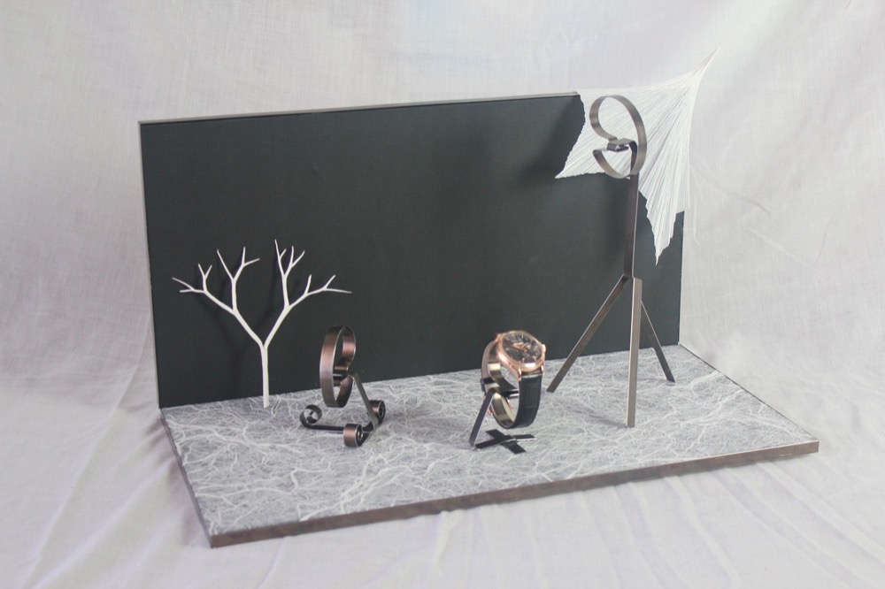 Scène miniature en papier